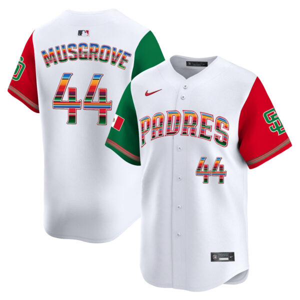 Men's San Diego Padres Mexico Premier Limited Jersey - All Stitched - Image 46