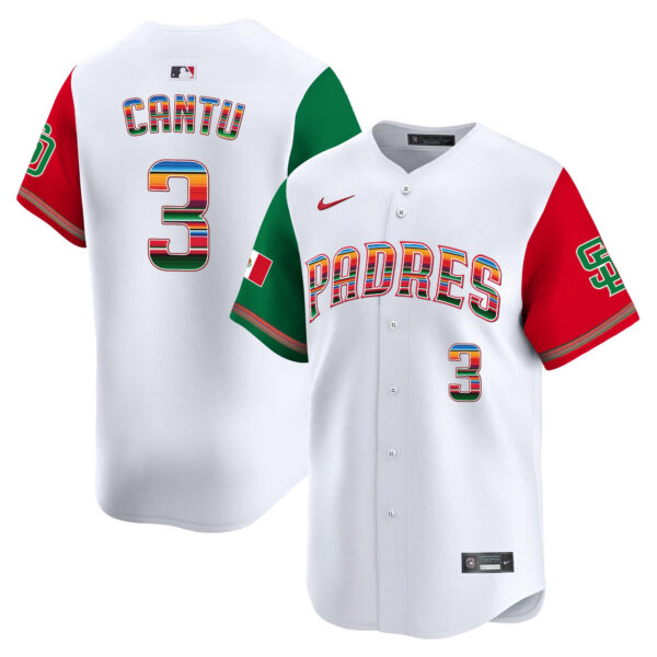 Men's San Diego Padres Mexico Premier Limited Jersey - All Stitched - Image 47