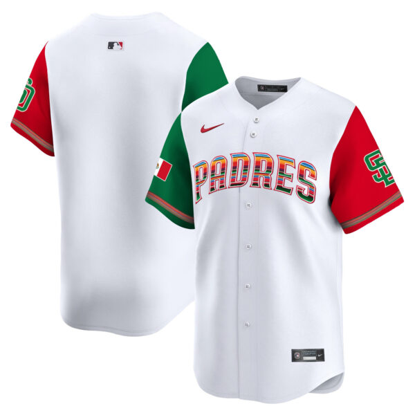 Men's San Diego Padres Mexico Premier Limited Jersey - All Stitched - Image 48