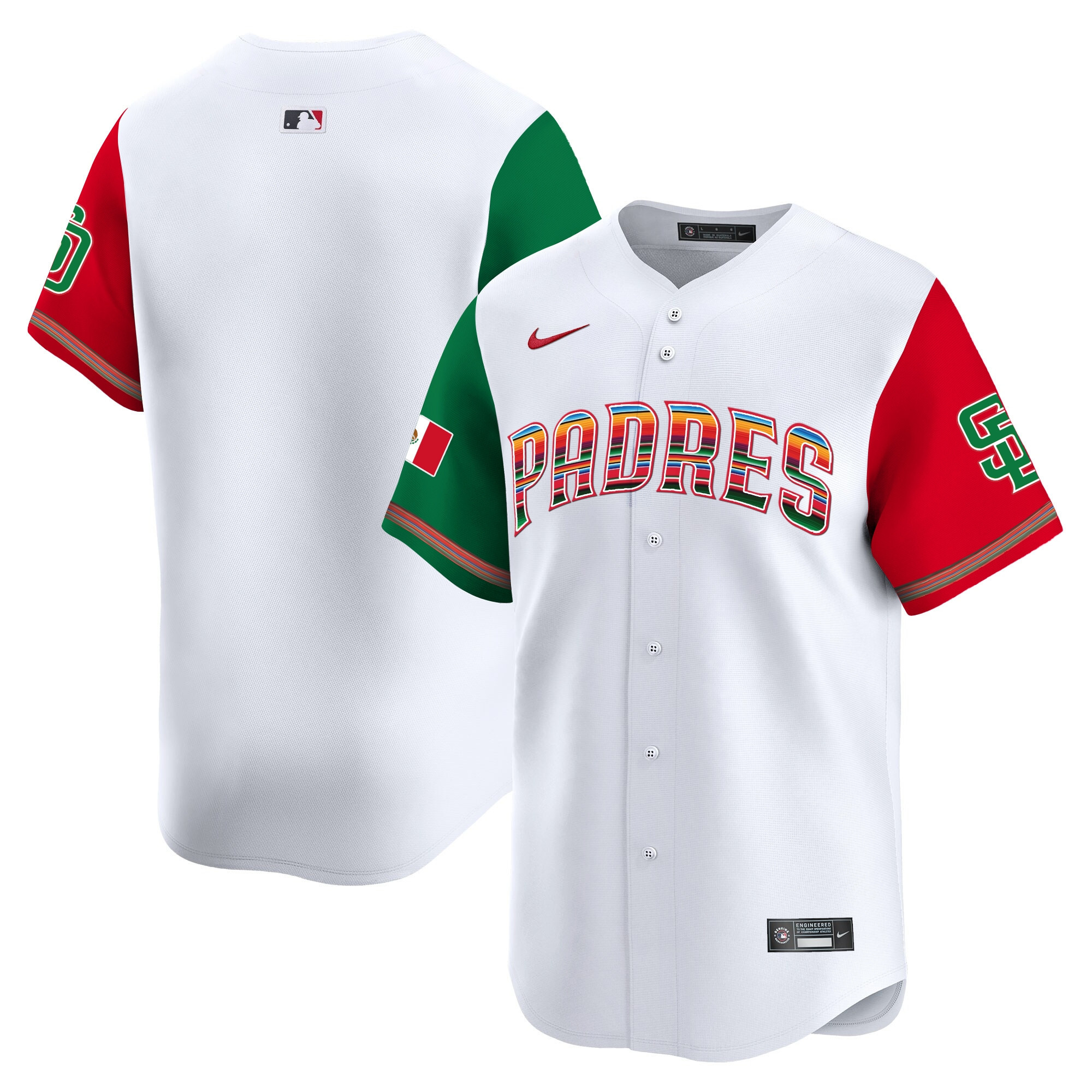 Men's San Diego Padres Mexico Premier Limited Jersey - All Stitched - Image 48