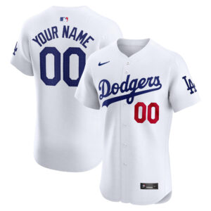 Los Angeles Dodgers Premier Elite Custom Jersey - All Stitched
