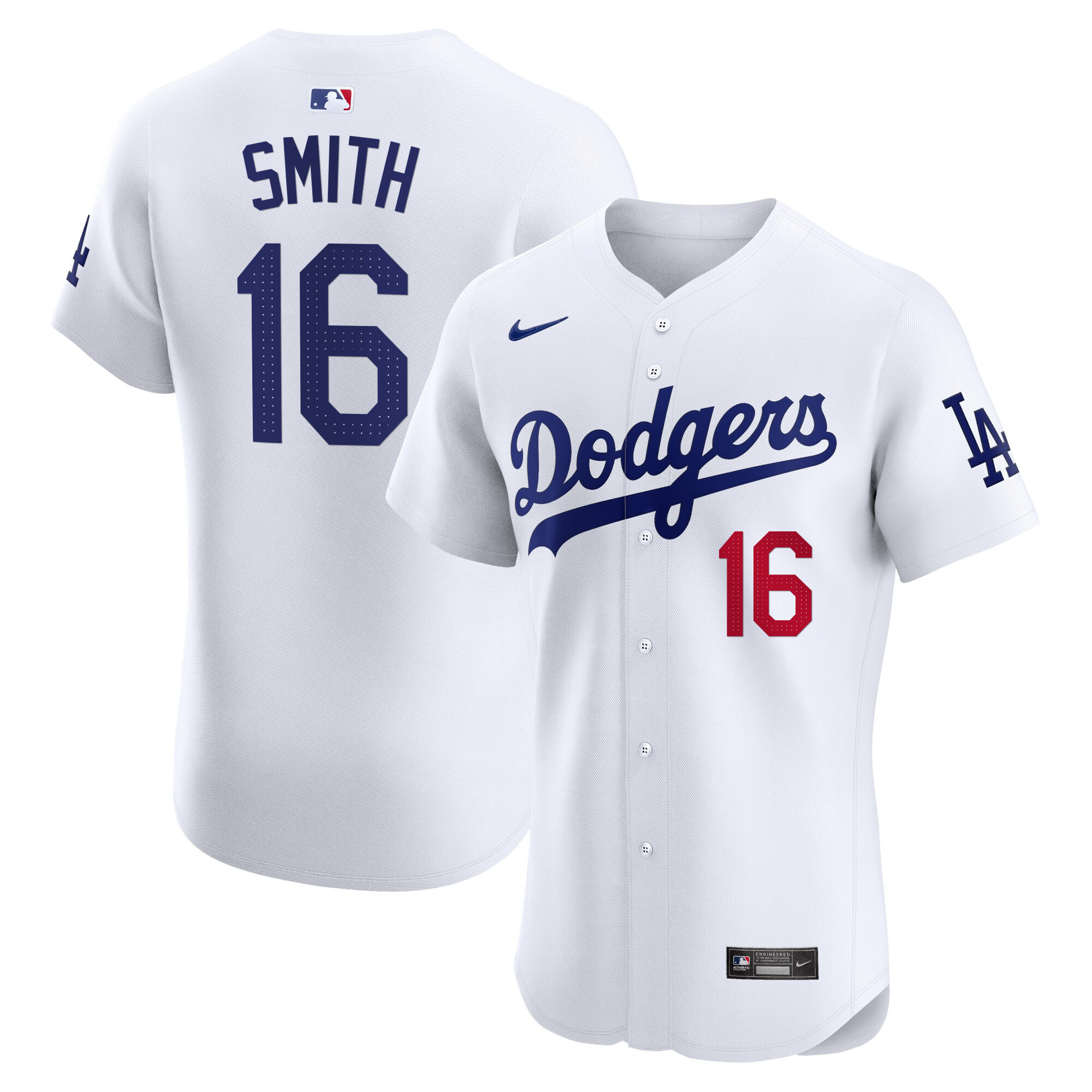 Men's Los Angeles Dodgers Premier Elite Jersey - All Stitched - Image 5