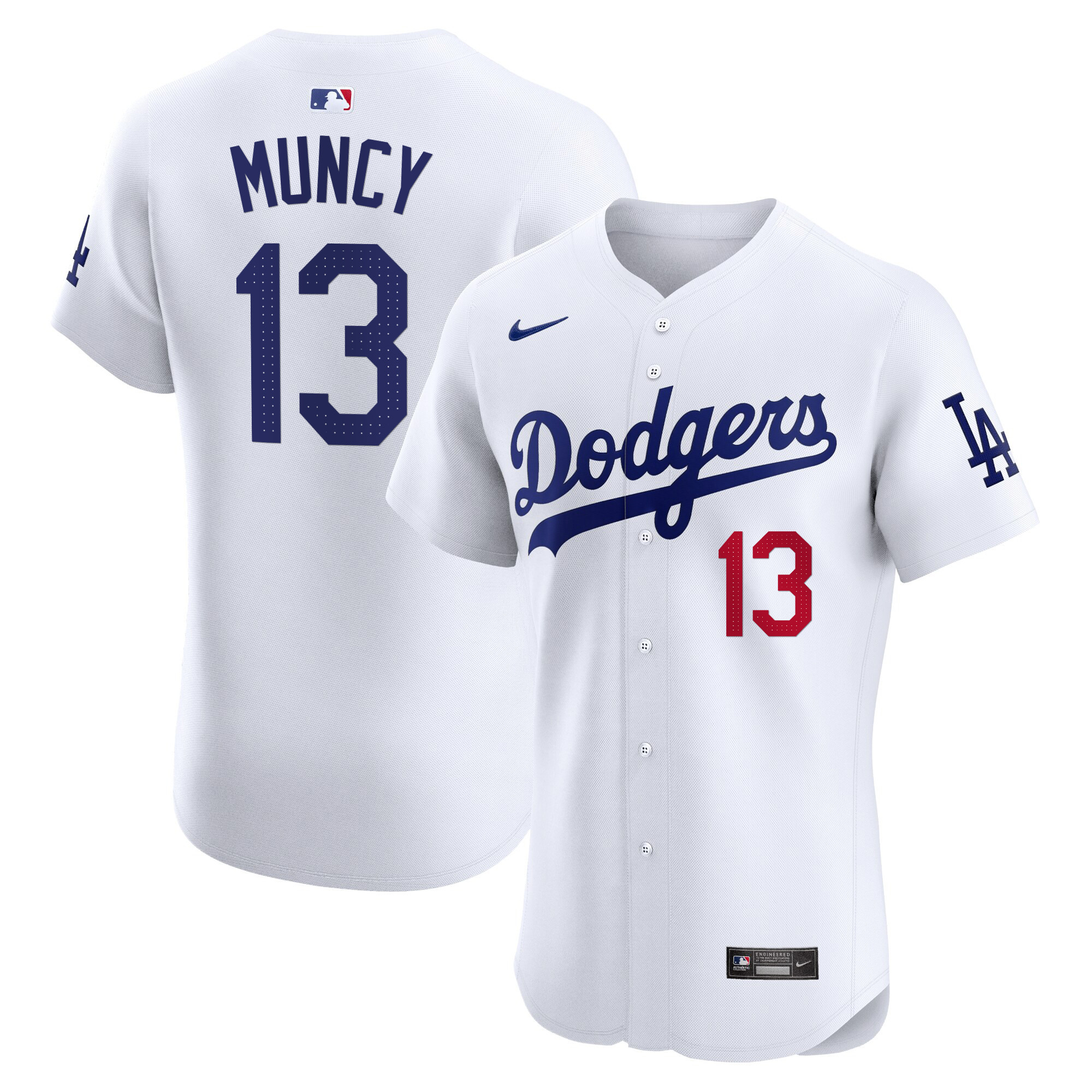 Men's Los Angeles Dodgers Premier Elite Jersey - All Stitched - Image 7