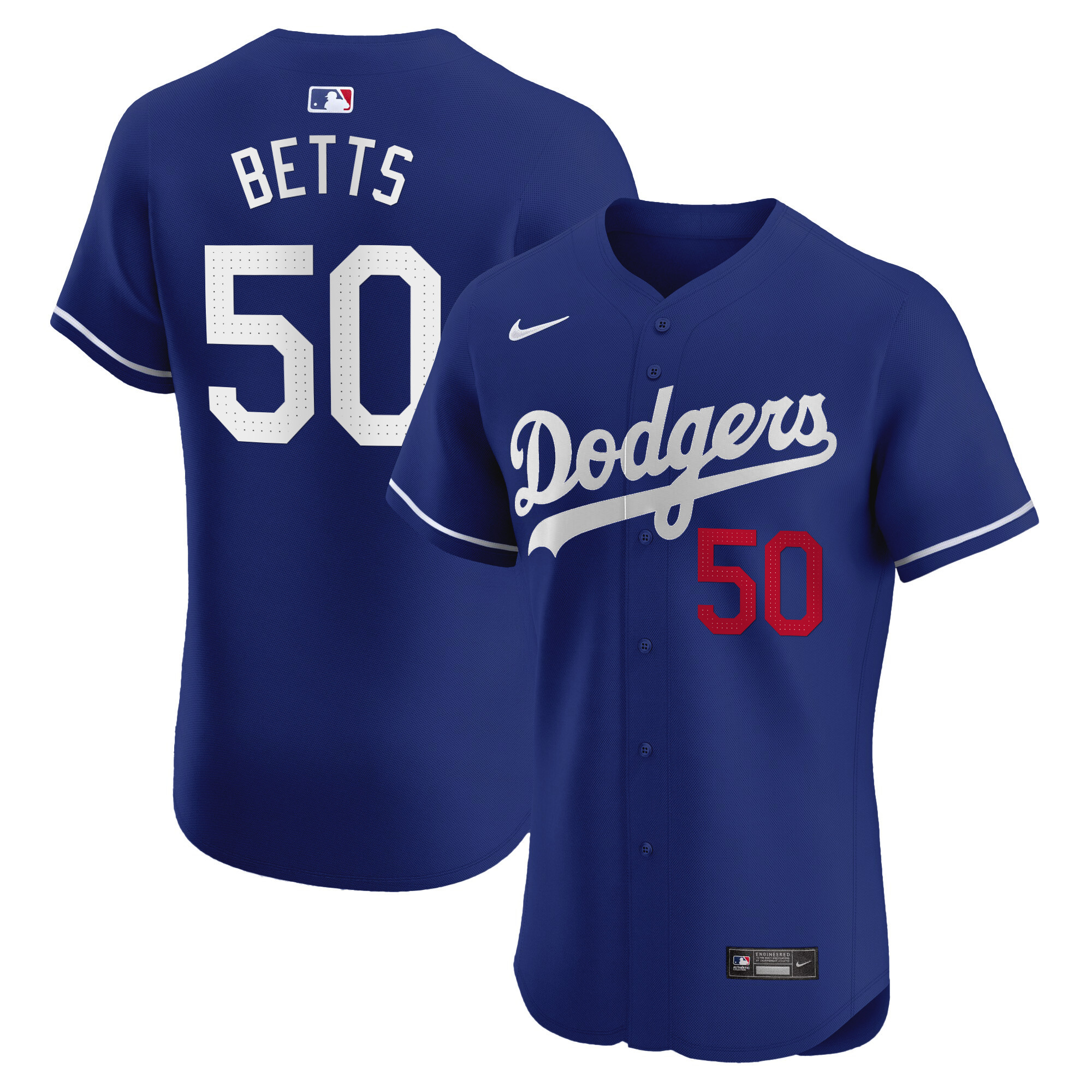 Men's Los Angeles Dodgers Premier Elite Jersey - All Stitched - Image 13