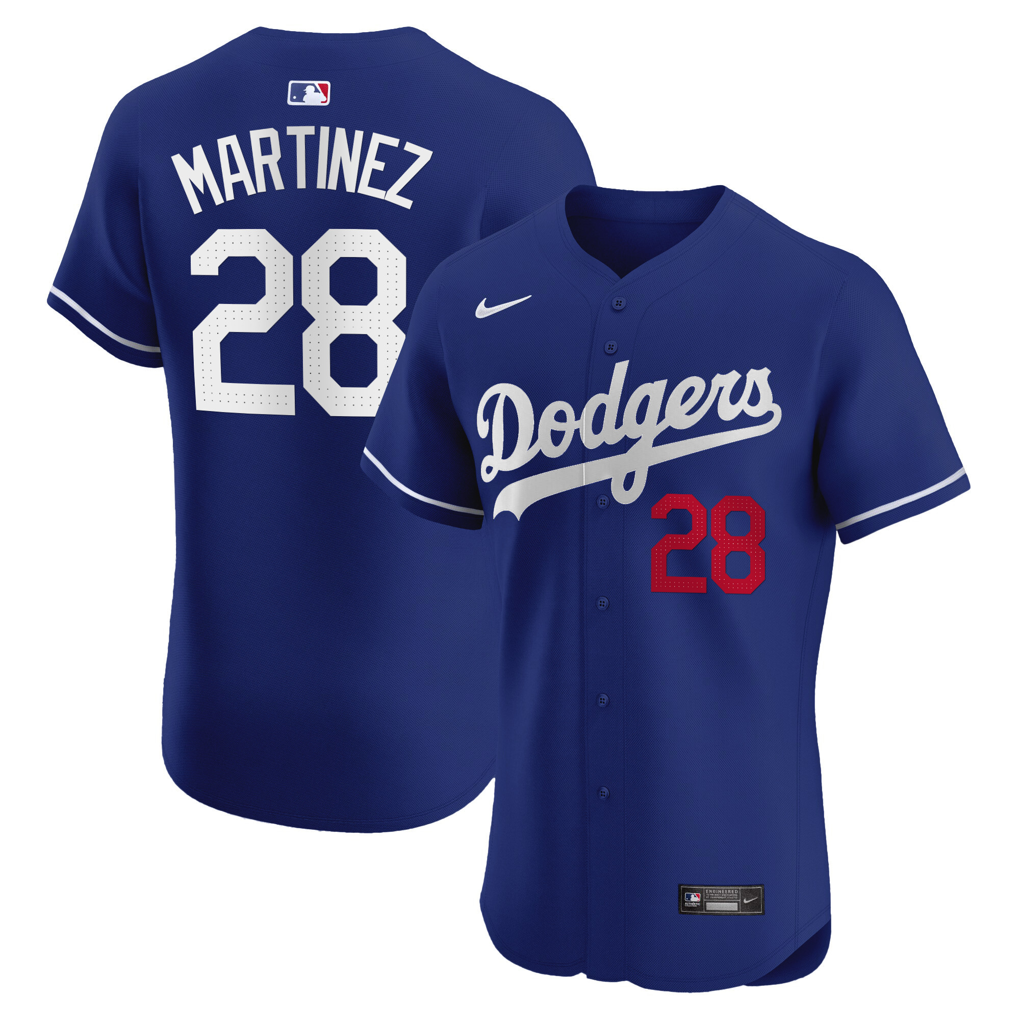 Men's Los Angeles Dodgers Premier Elite Jersey - All Stitched - Image 16