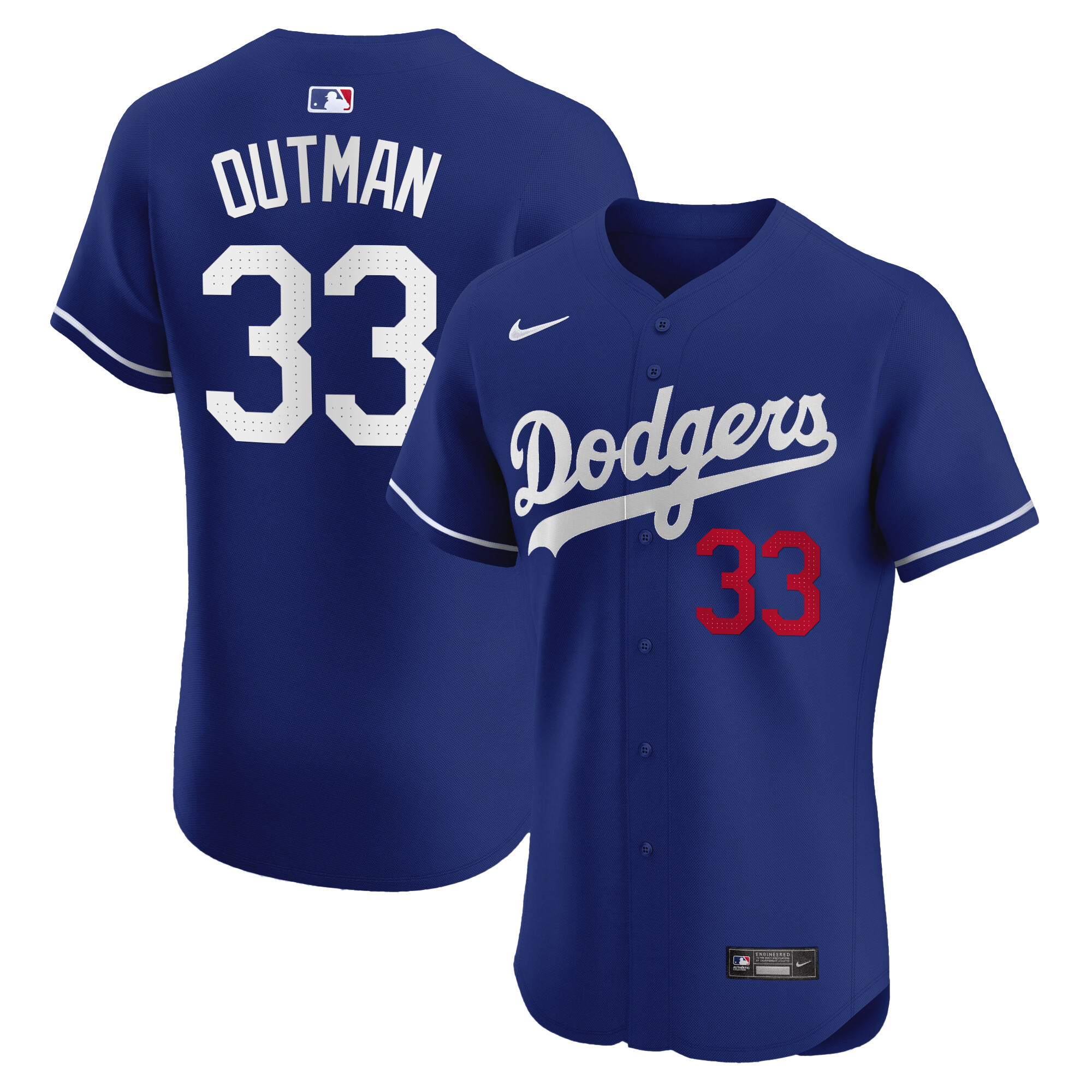 Men's Los Angeles Dodgers Premier Elite Jersey - All Stitched - Image 18