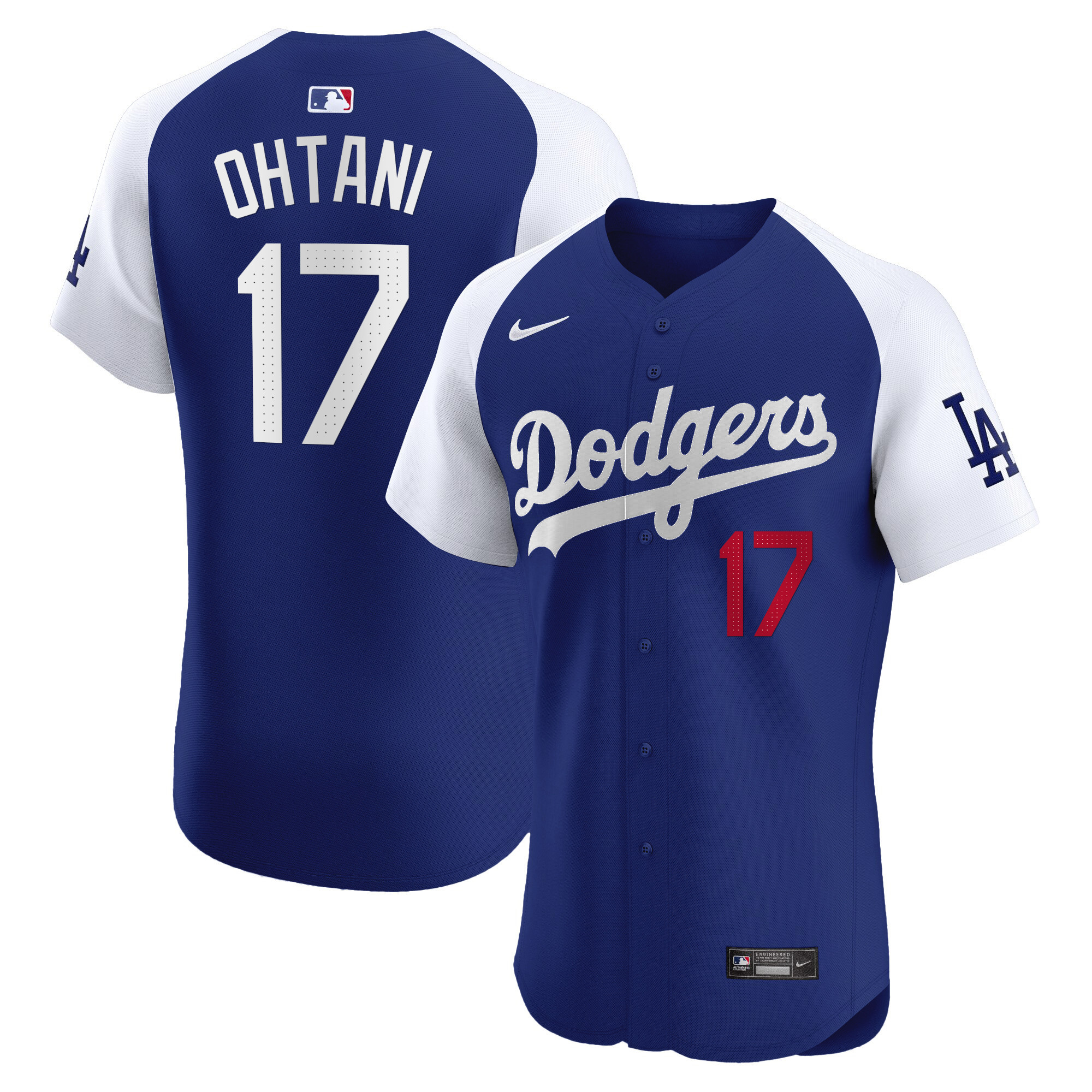 Men's Los Angeles Dodgers Premier Elite Jersey - All Stitched - Image 31