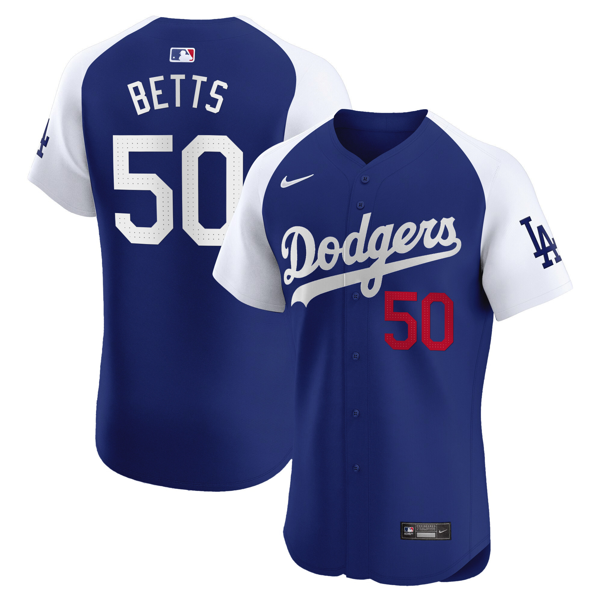 Men's Los Angeles Dodgers Premier Elite Jersey - All Stitched - Image 33