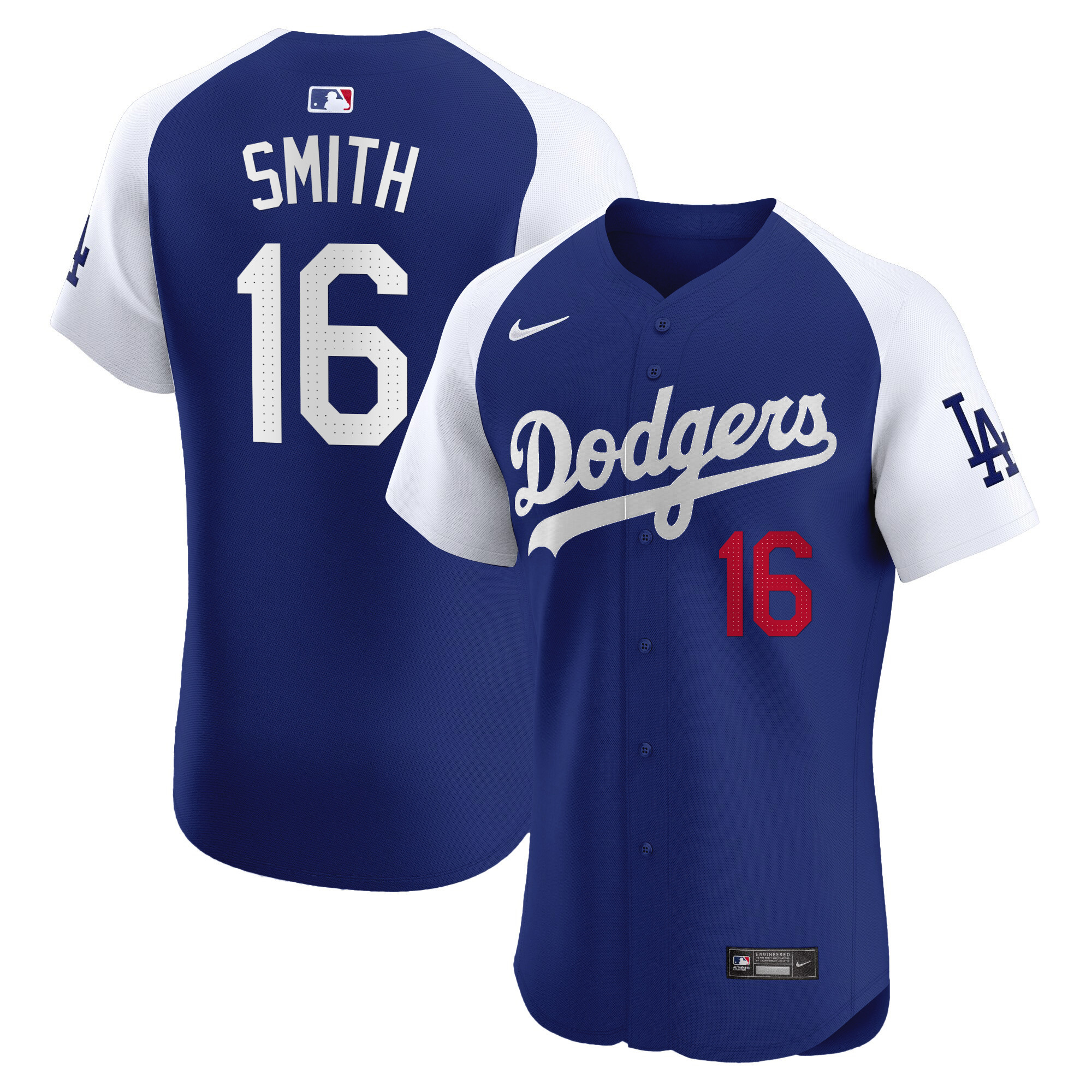 Men's Los Angeles Dodgers Premier Elite Jersey - All Stitched - Image 35