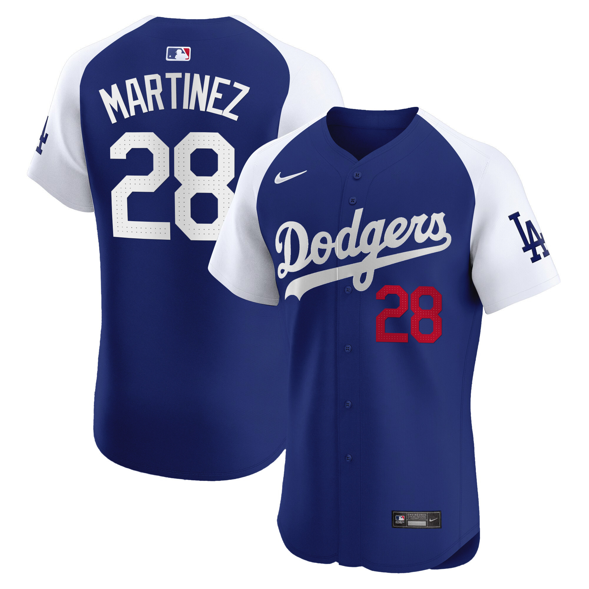 Men's Los Angeles Dodgers Premier Elite Jersey - All Stitched - Image 36