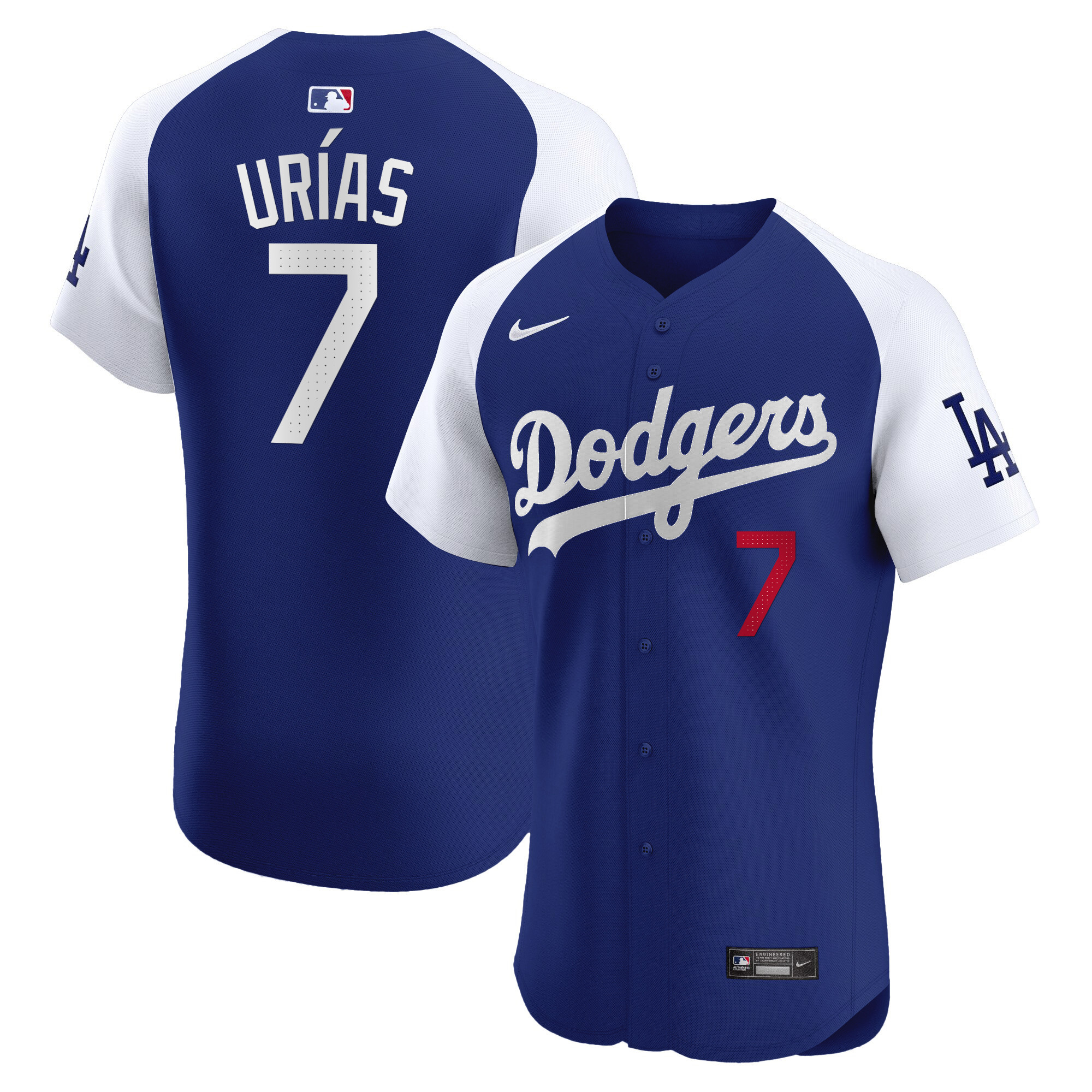 Men's Los Angeles Dodgers Premier Elite Jersey - All Stitched - Image 39