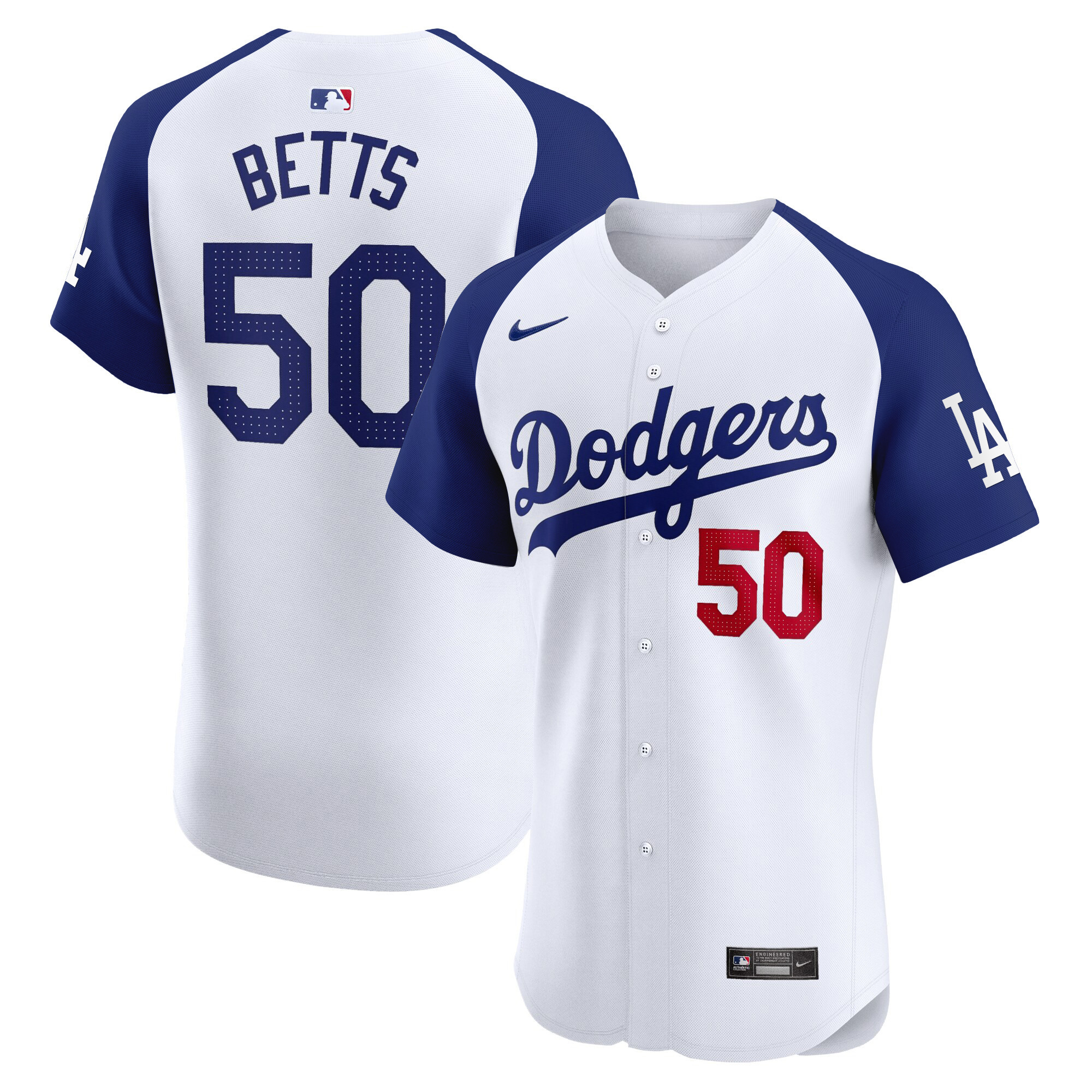 Men's Los Angeles Dodgers Premier Elite Jersey - All Stitched - Image 23