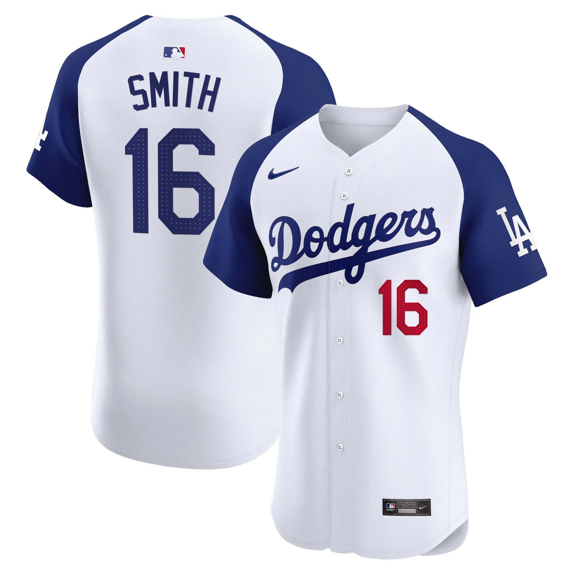 Men's Los Angeles Dodgers Premier Elite Jersey - All Stitched - Image 25