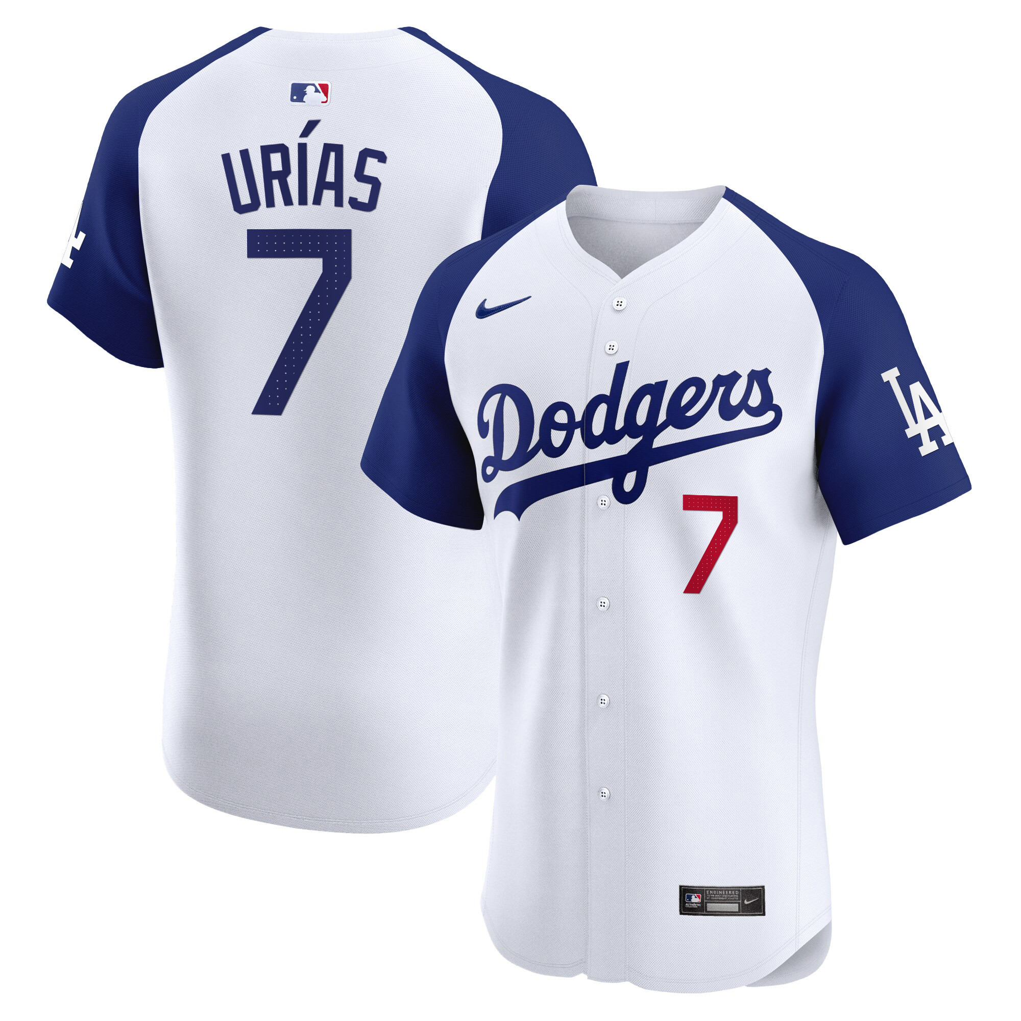 Men's Los Angeles Dodgers Premier Elite Jersey - All Stitched - Image 29
