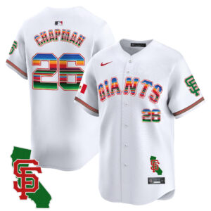 Men's San Francisco Giants Mexico California Patch Vapor Premier Limited Jersey - All Stitched