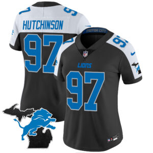 Women's Detroit Lions 2024 Michigan Patch Vapor Jersey - All Stitched