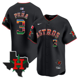 Men's Astros Mexico Texas Patch Vapor Premier Limited Jersey V2 - All Stitched