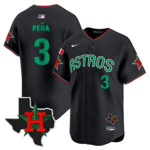 Men's Astros Mexico Texas Patch Vapor Premier Limited Jersey V3 - All Stitched