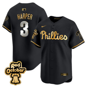 Men's Phillies Red Octorber Patch Vapor Premier Limited Jersey - All Stitched
