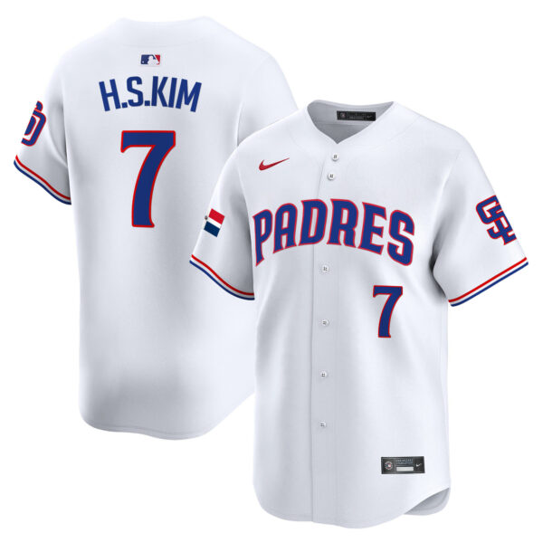 Men's Padres Dominican Republic Vapor Premier Limited Jersey - All Stitched - Image 11