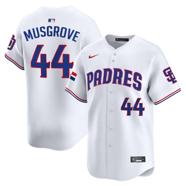 Men's Padres Dominican Republic Vapor Premier Limited Jersey - All Stitched - Image 12