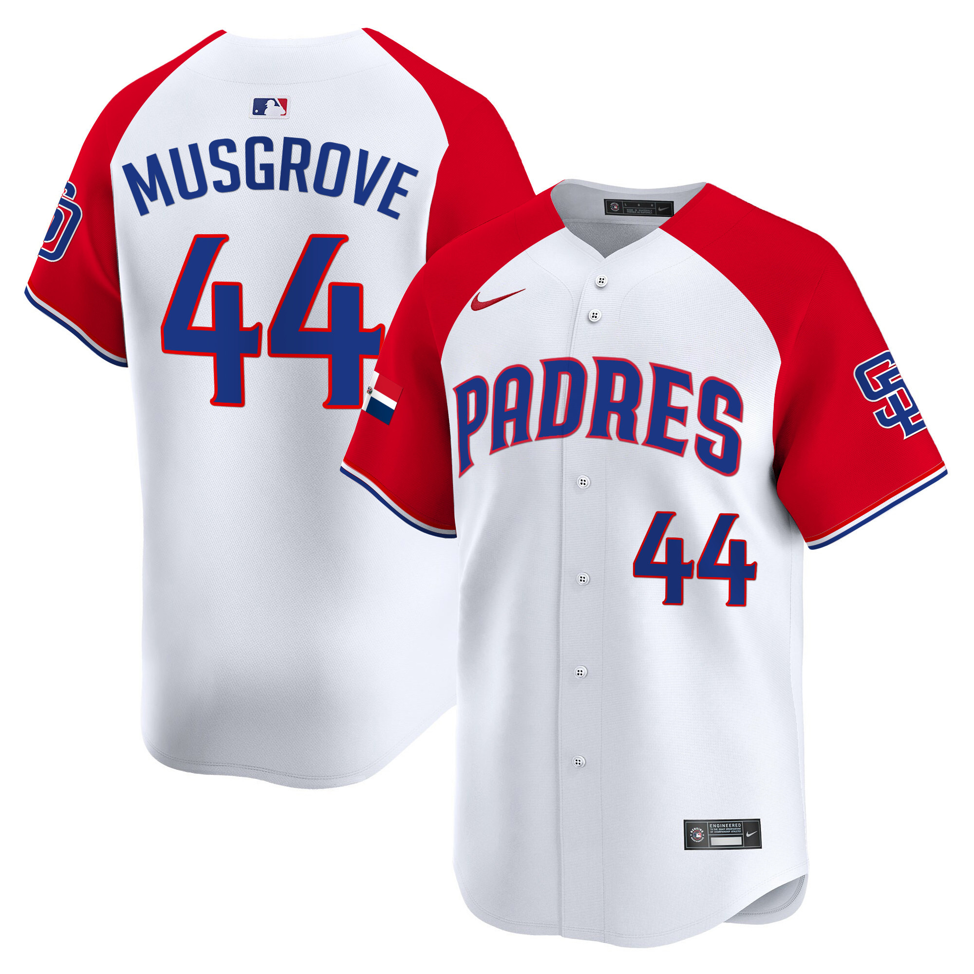 Men's Padres Dominican Republic Vapor Premier Limited Jersey - All Stitched - Image 19