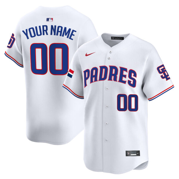 Padres Dominican Republic Vapor Premier Limited Custom Jersey - All Stitched - Image 2
