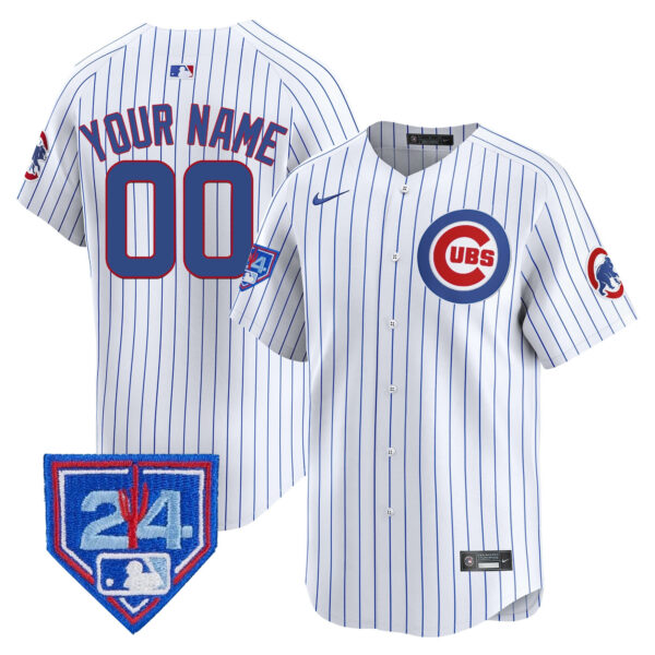Chicago Cubs 2024 Spring Training Patch Vapor Premier Limited Custom Jersey - All Stitched - Image 3