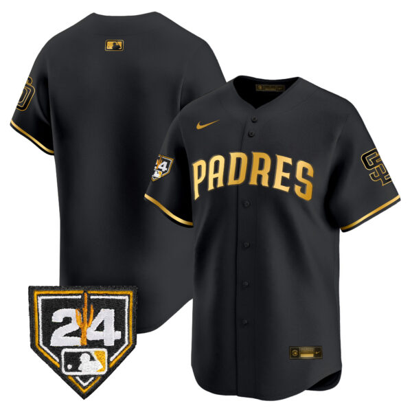Men's Padres 2024 Spring Training Patch Vapor Premier Limited Jersey - All Stitched - Image 6