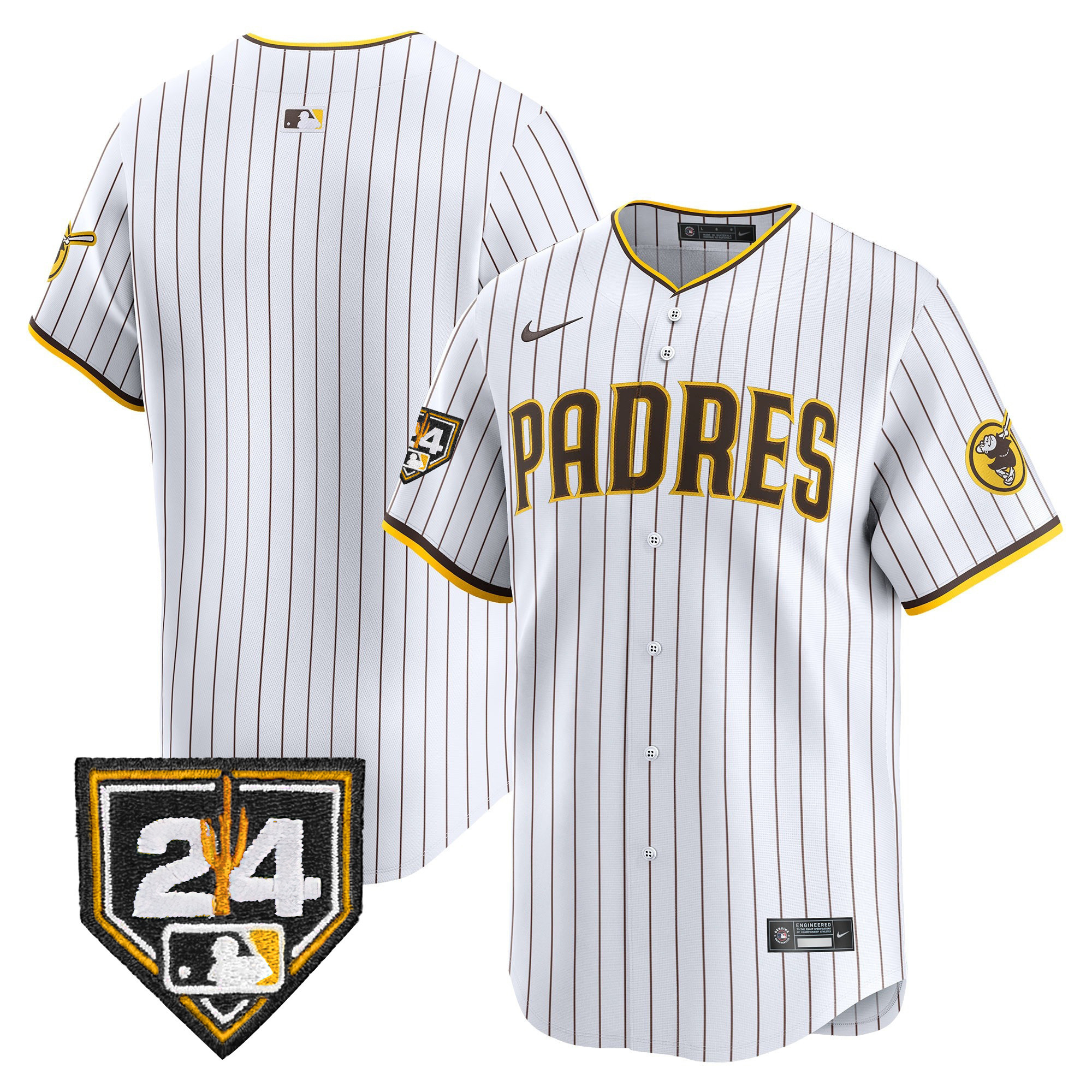 Men's Padres 2024 Spring Training Patch Vapor Premier Limited Jersey - All Stitched - Image 18