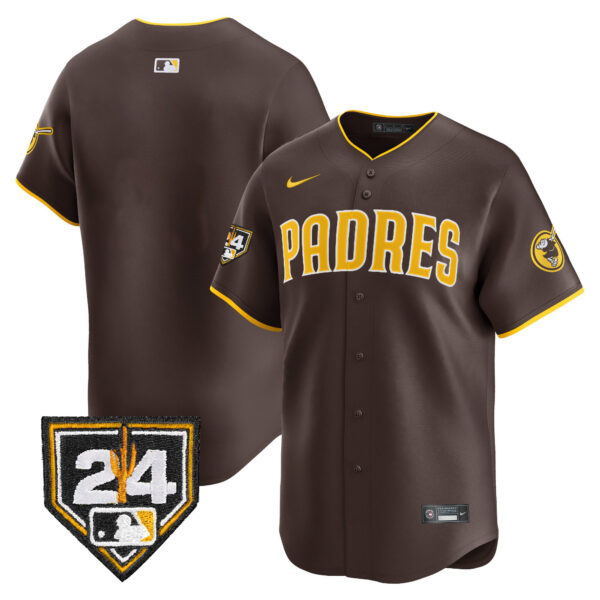 Men's Padres 2024 Spring Training Patch Vapor Premier Limited Jersey - All Stitched - Image 24
