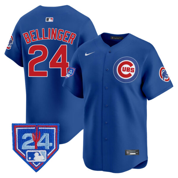 Men's Chicago Cubs 2024 Spring Training Patch Vapor Premier Limited Jersey V2 - All Stitched - Image 18
