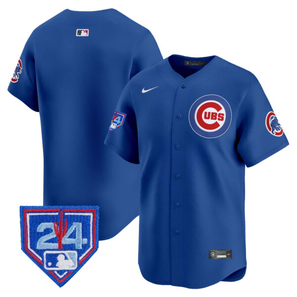 Men's Chicago Cubs 2024 Spring Training Patch Vapor Premier Limited Jersey V2 - All Stitched - Image 24
