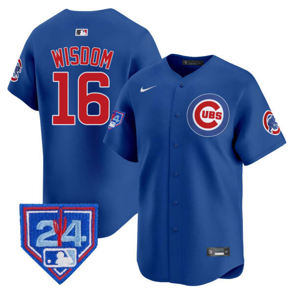 Men's Chicago Cubs 2024 Spring Training Patch Vapor Premier Limited Jersey V2 - All Stitched - Image 23