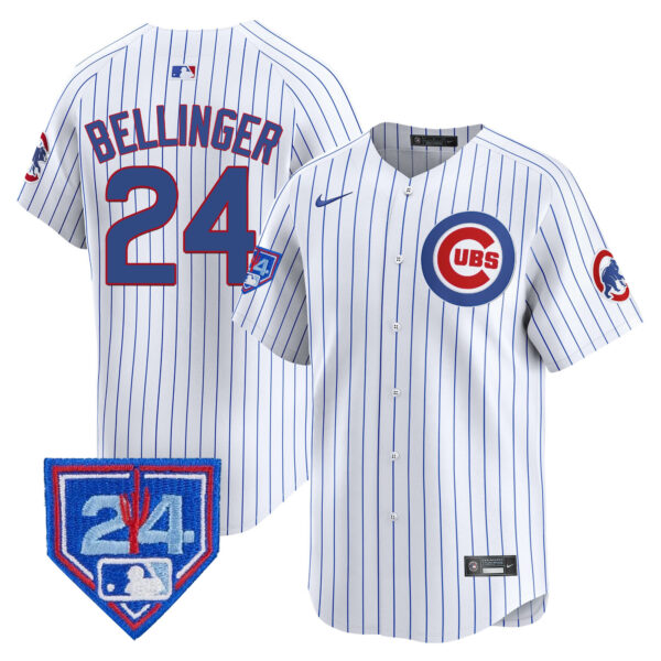 Men's Chicago Cubs 2024 Spring Training Patch Vapor Premier Limited Jersey V2 - All Stitched - Image 26