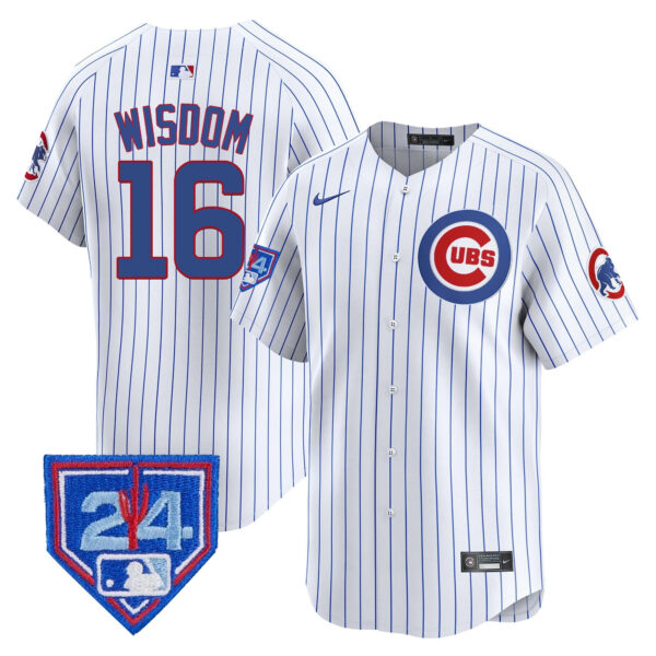 Men's Chicago Cubs 2024 Spring Training Patch Vapor Premier Limited Jersey V2 - All Stitched - Image 31