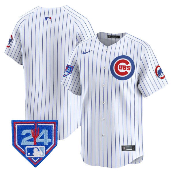 Men's Chicago Cubs 2024 Spring Training Patch Vapor Premier Limited Jersey V2 - All Stitched - Image 32
