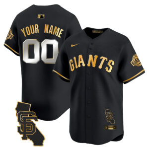 San Francisco Giants California Patch Vapor Premier Limited Custom Jersey - All Stitched
