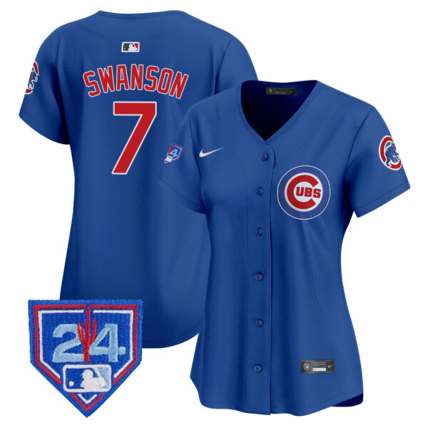 Women's Chicago Cubs 2024 Spring Training Patch Vapor Premier Limited Jersey - All Stitched - Image 17