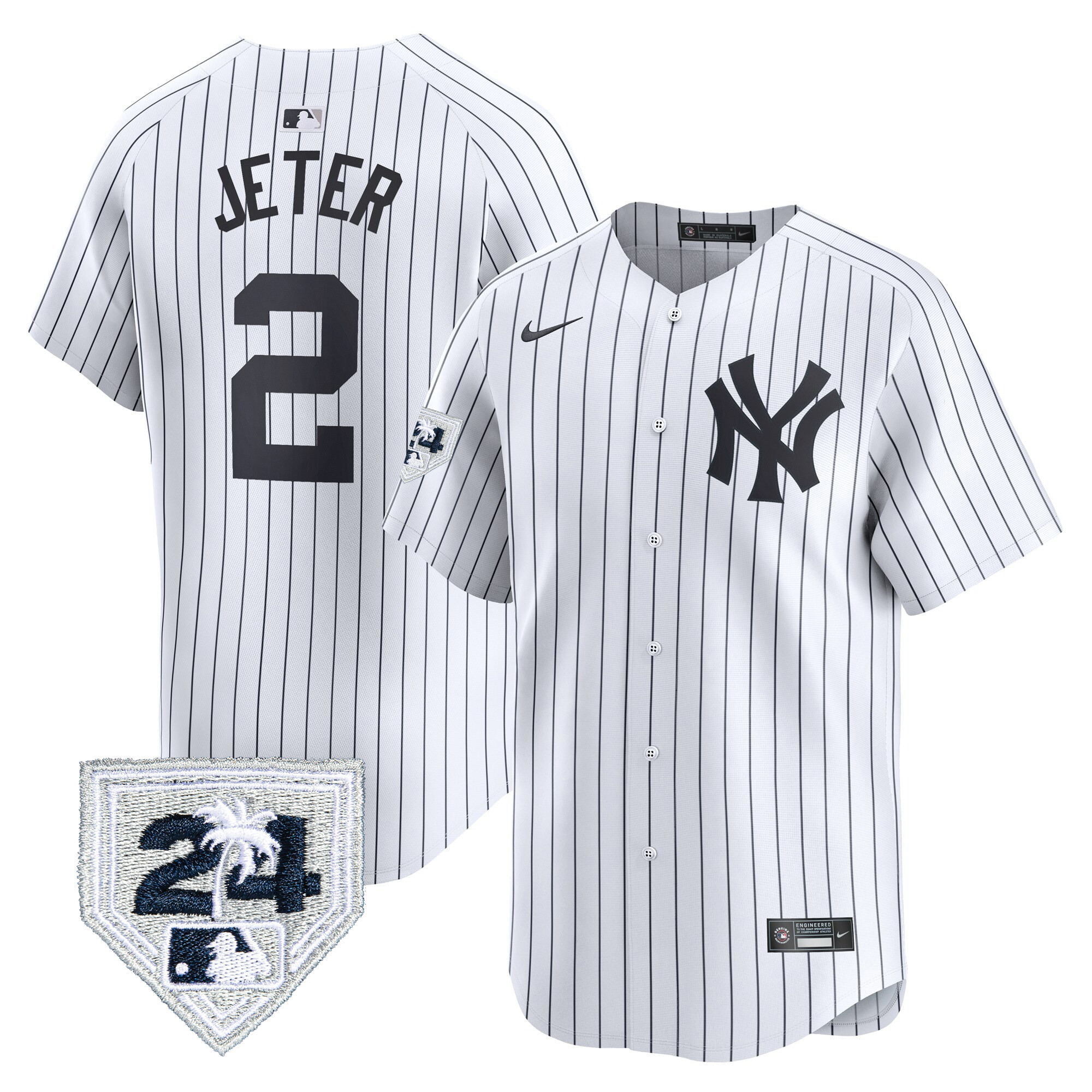 Men's New York Yankees 2024 Spring Training Patch Vapor Premier Limited Jersey - All Stitched - Image 19