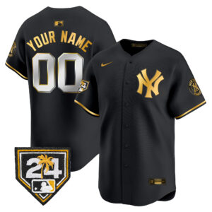 New York Yankees 2024 Spring Training Patch Vapor Premier Limited Custom Jersey V2 - All Stitched