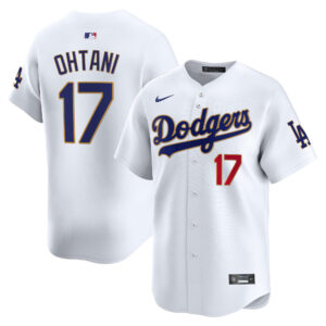 Men's Los Angeles Dodgers Gold Trim Vapor Premier Limited Jersey - All Stitched