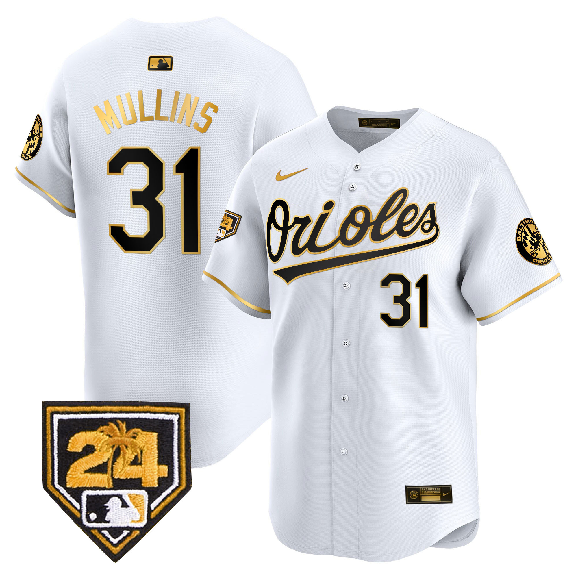 Men's Orioles 2024 Spring Training Patch Vapor Premier Limited Jersey - All Stitched - Image 4