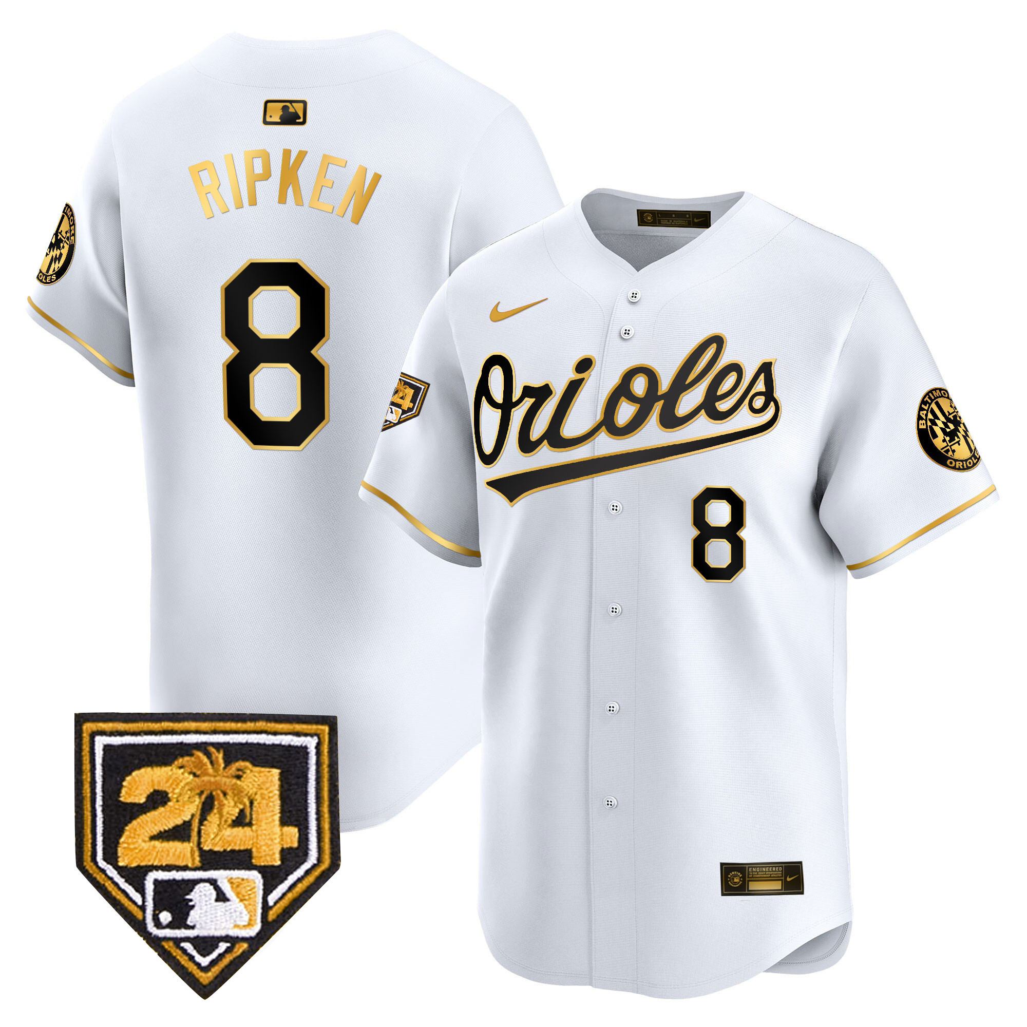Men's Orioles 2024 Spring Training Patch Vapor Premier Limited Jersey - All Stitched - Image 6