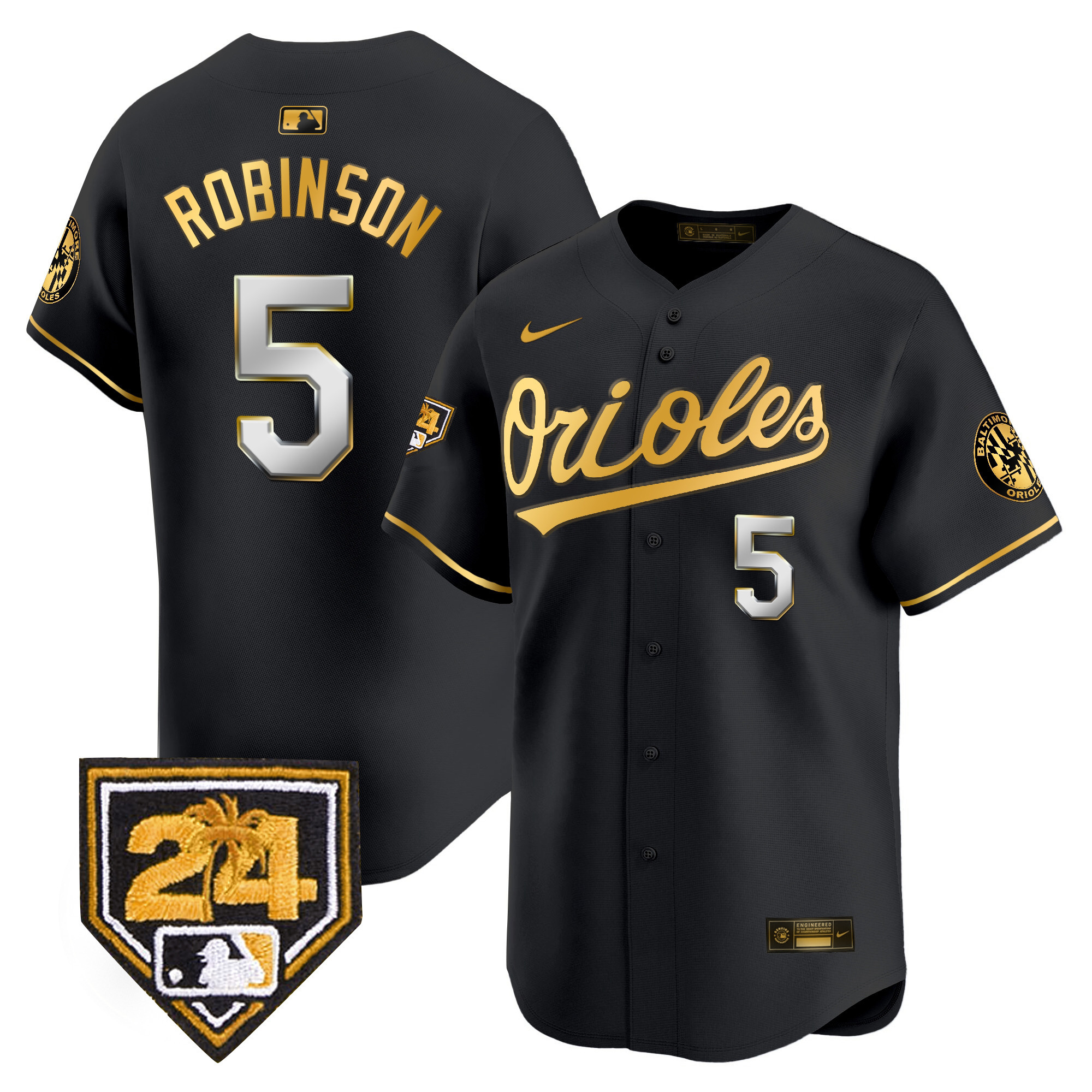 Men's Orioles 2024 Spring Training Patch Vapor Premier Limited Jersey - All Stitched - Image 9