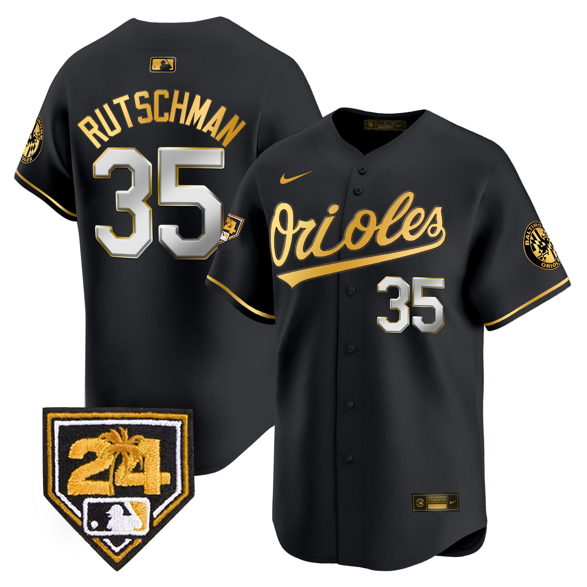 Men's Orioles 2024 Spring Training Patch Vapor Premier Limited Jersey - All Stitched - Image 8