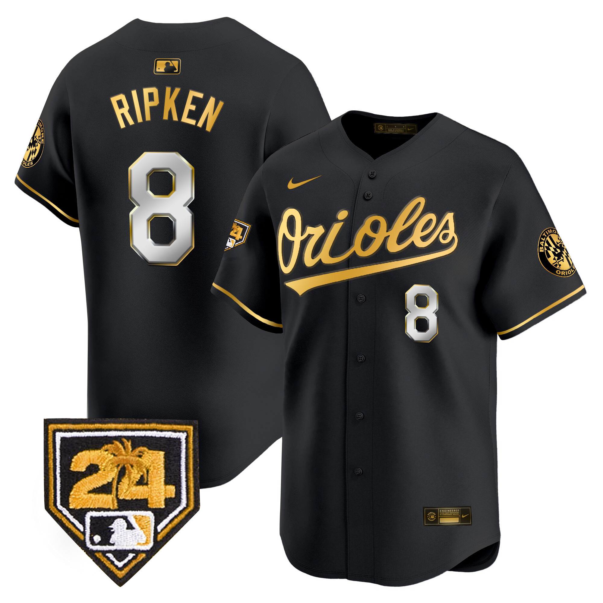Men's Orioles 2024 Spring Training Patch Vapor Premier Limited Jersey - All Stitched - Image 13