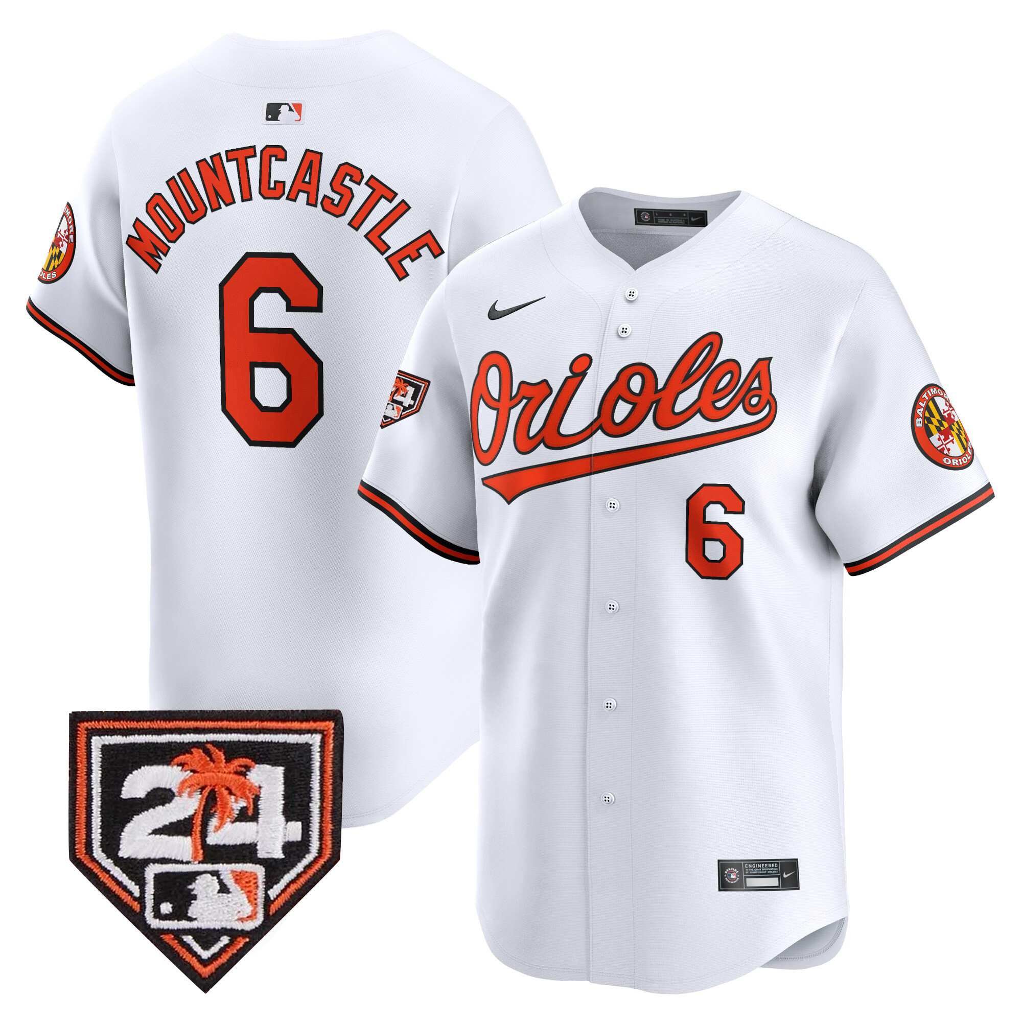 Men's Orioles 2024 Spring Training Patch Vapor Premier Limited Jersey - All Stitched - Image 24