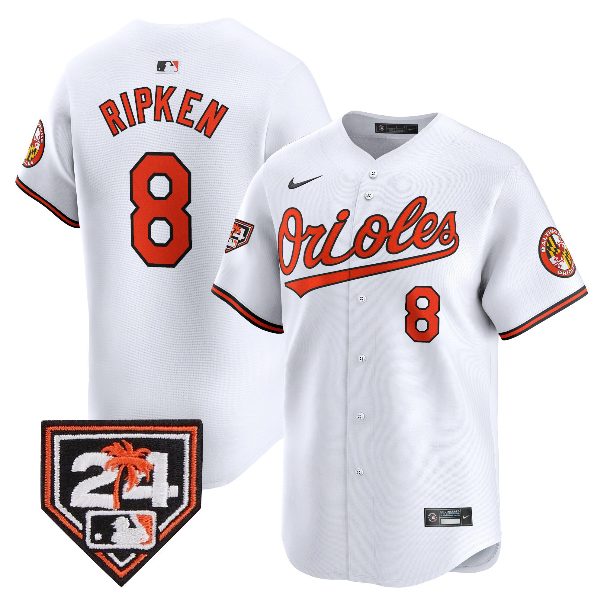 Men's Orioles 2024 Spring Training Patch Vapor Premier Limited Jersey - All Stitched - Image 27
