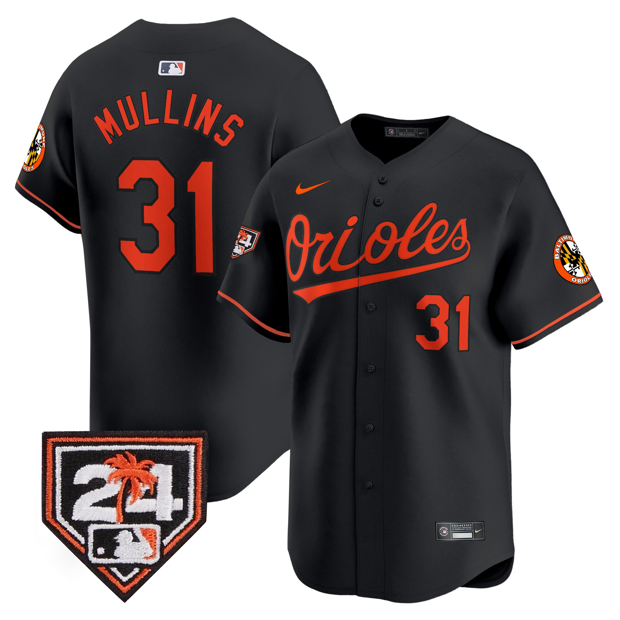 Men's Orioles 2024 Spring Training Patch Vapor Premier Limited Jersey - All Stitched - Image 32